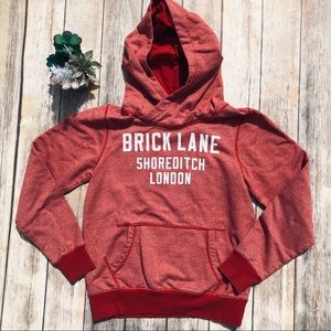 TOM TAILOR | Red Hoodie Pullover hooded Sweatshirt